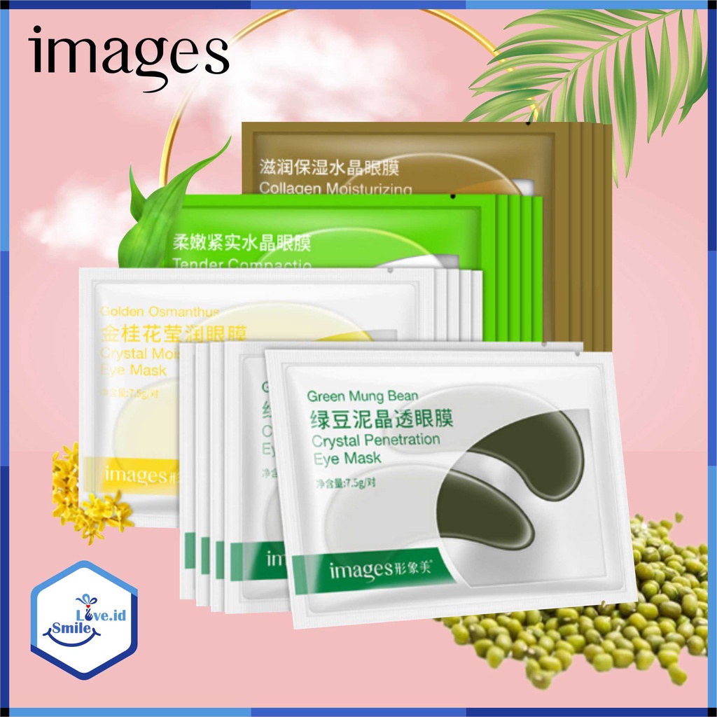 Bisa COD MID YEAR SALE IMAGES Masker Mata Collagen Eye Mask Eye Patch Crystal Anti Kerut Anti Mata Panda Eyemask Promo