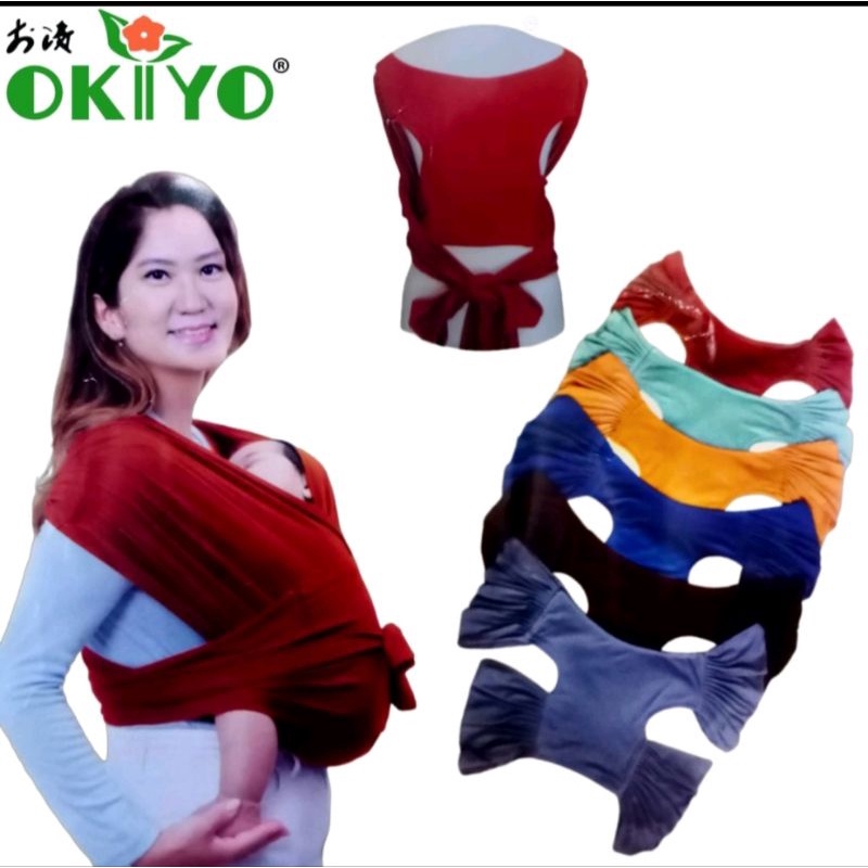 GENDONGAN BAYI KAOS SIMPLE BABY WRAP OKIYO/PETITE MIMI