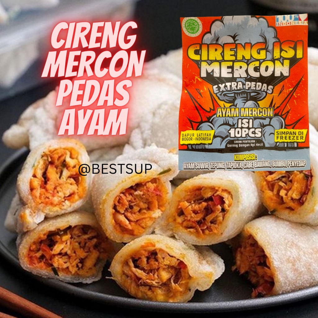 

Cireng Isi Mercon - Cireng Mercon isi 10 pcs