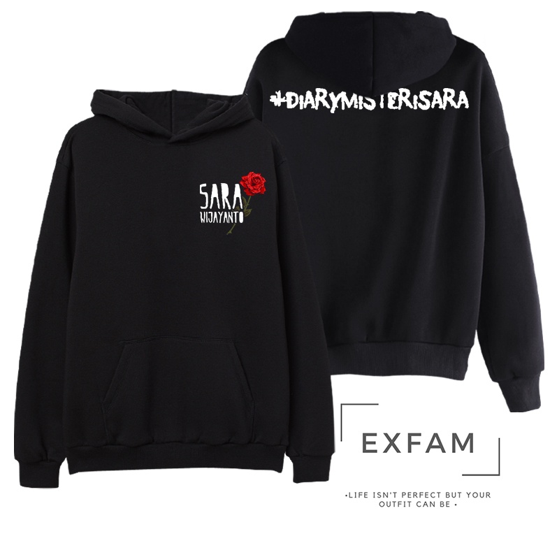 Hoodie Sara Wijayanto Sweater Jaket DMS Cotton Fleece