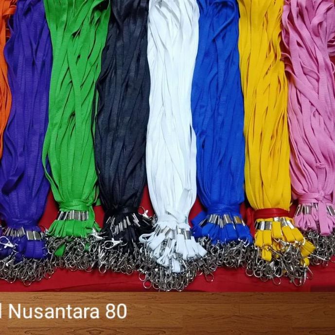 

READY ✅Tali id card lanyard kait tebal isi /50pcs|KD6