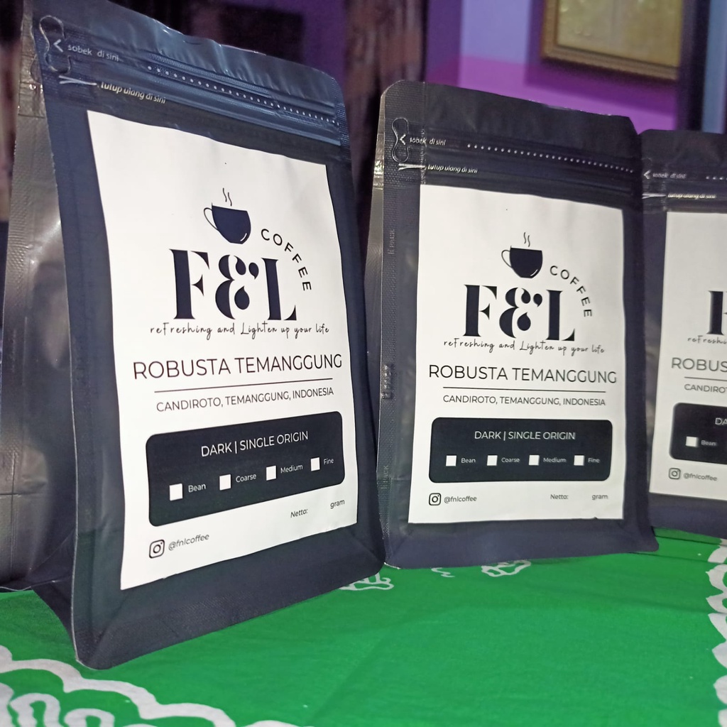 

Kopi Robusta Temanggung 200 gram