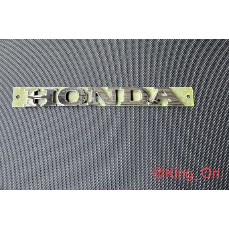 Logo Emblem Tulisan Timbul HONDA Original