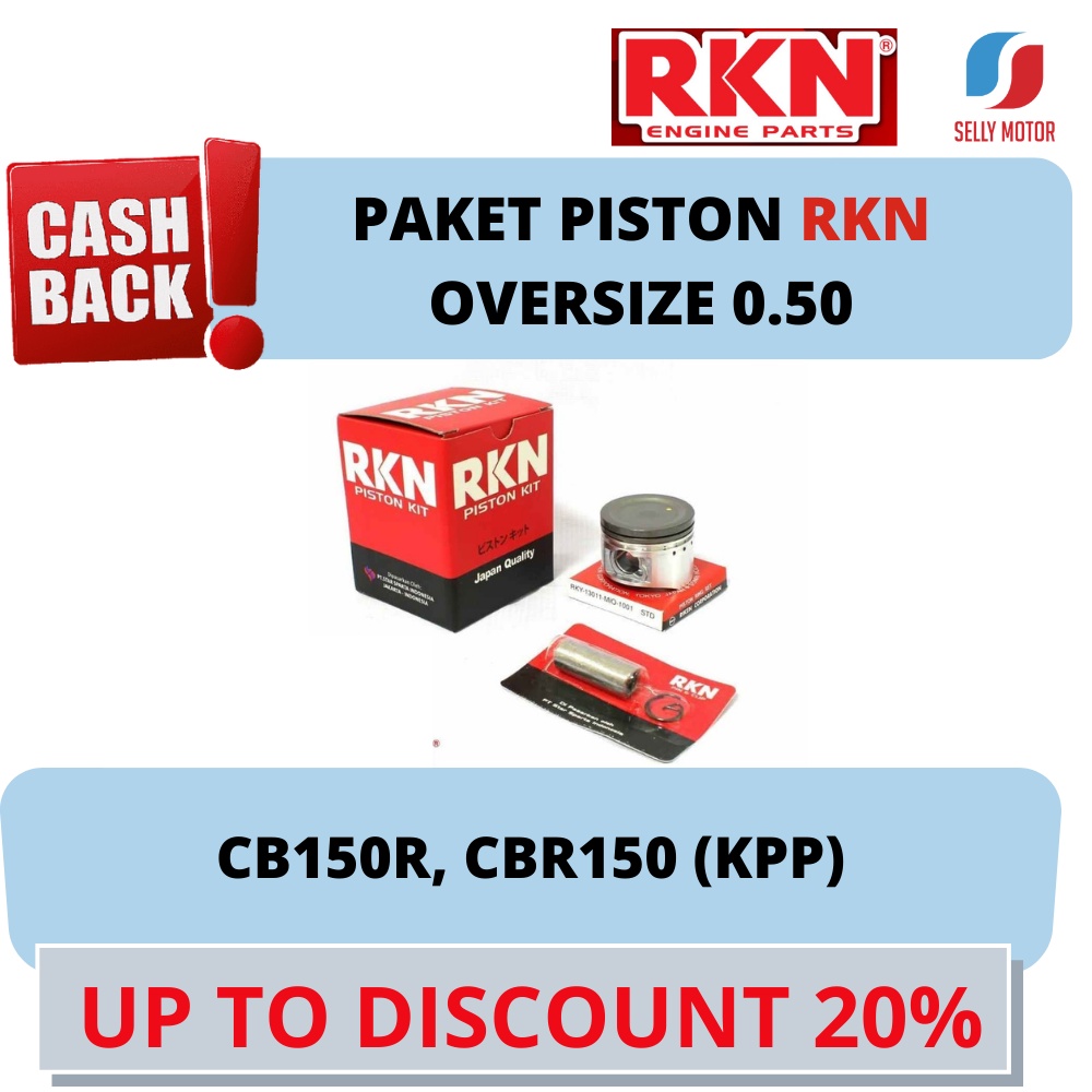 RKN PISTON KIT CB150R, CBR150 (KPP) 0.50