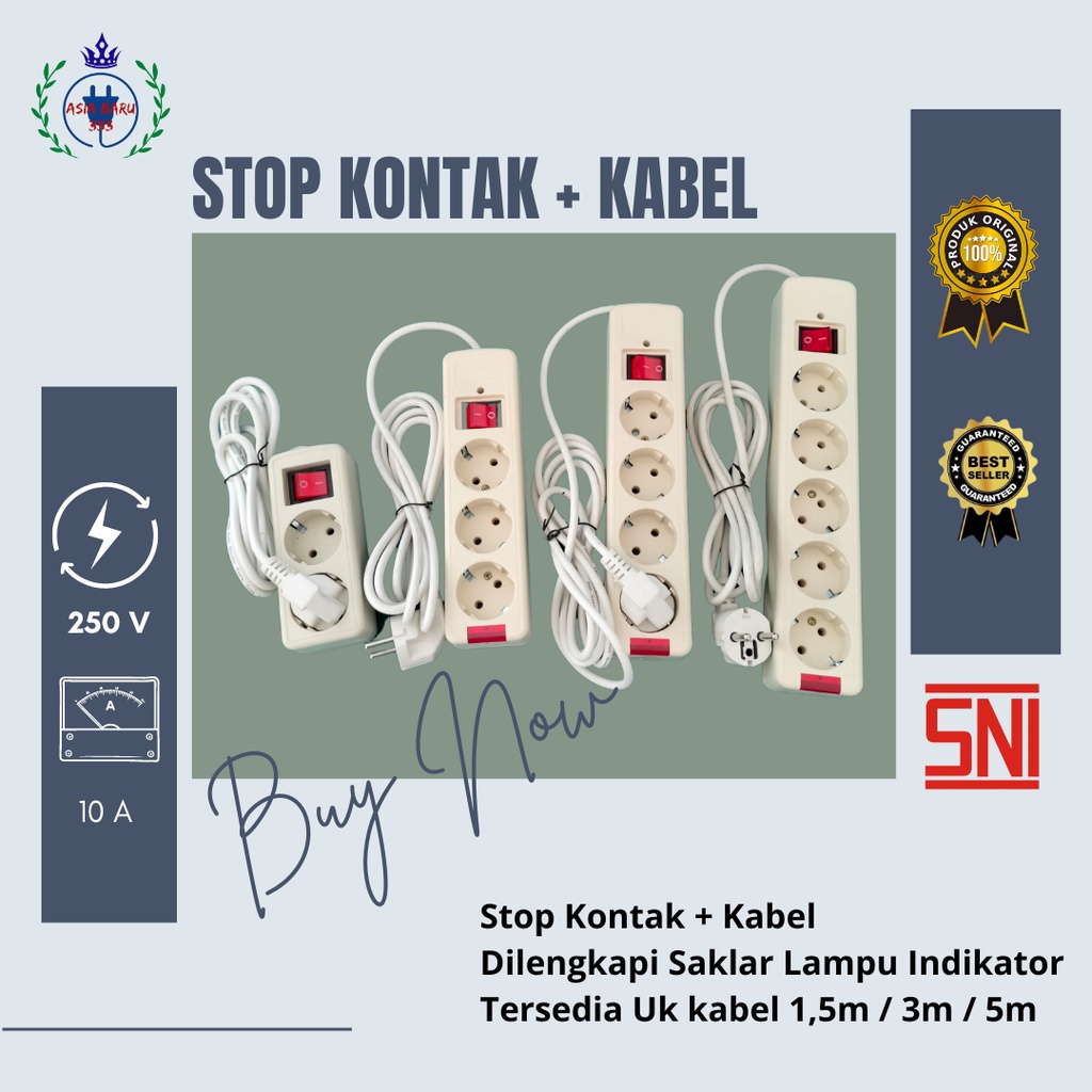 Stop Kontak + Kabel