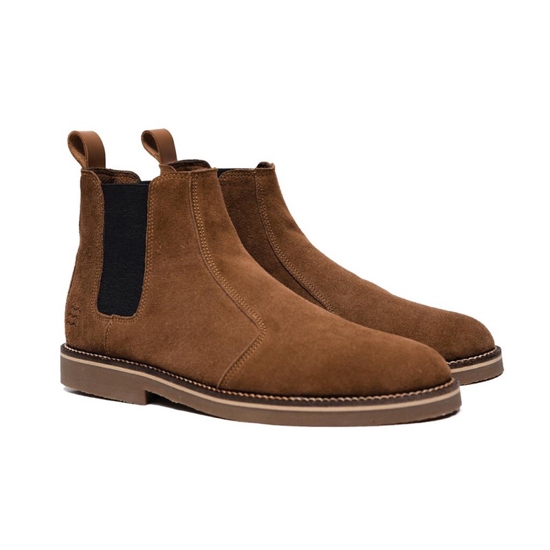 HIGHTY Brown Suede Chelsea Boots (Limited)