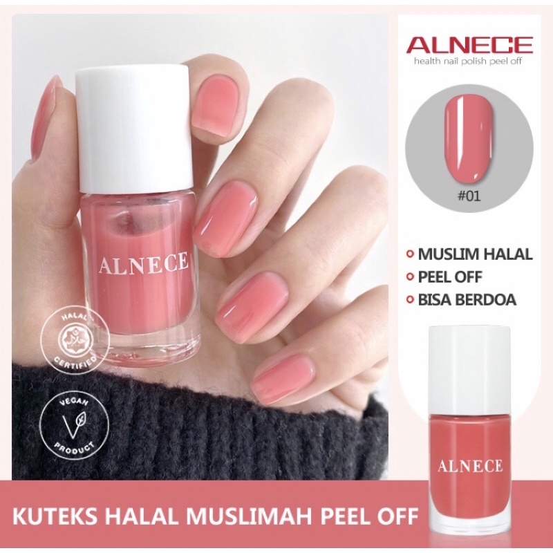 ALNECE KUTEK | Kutek Peel Off | Kutek Halal | Kuteks/Cat Kuku Halal