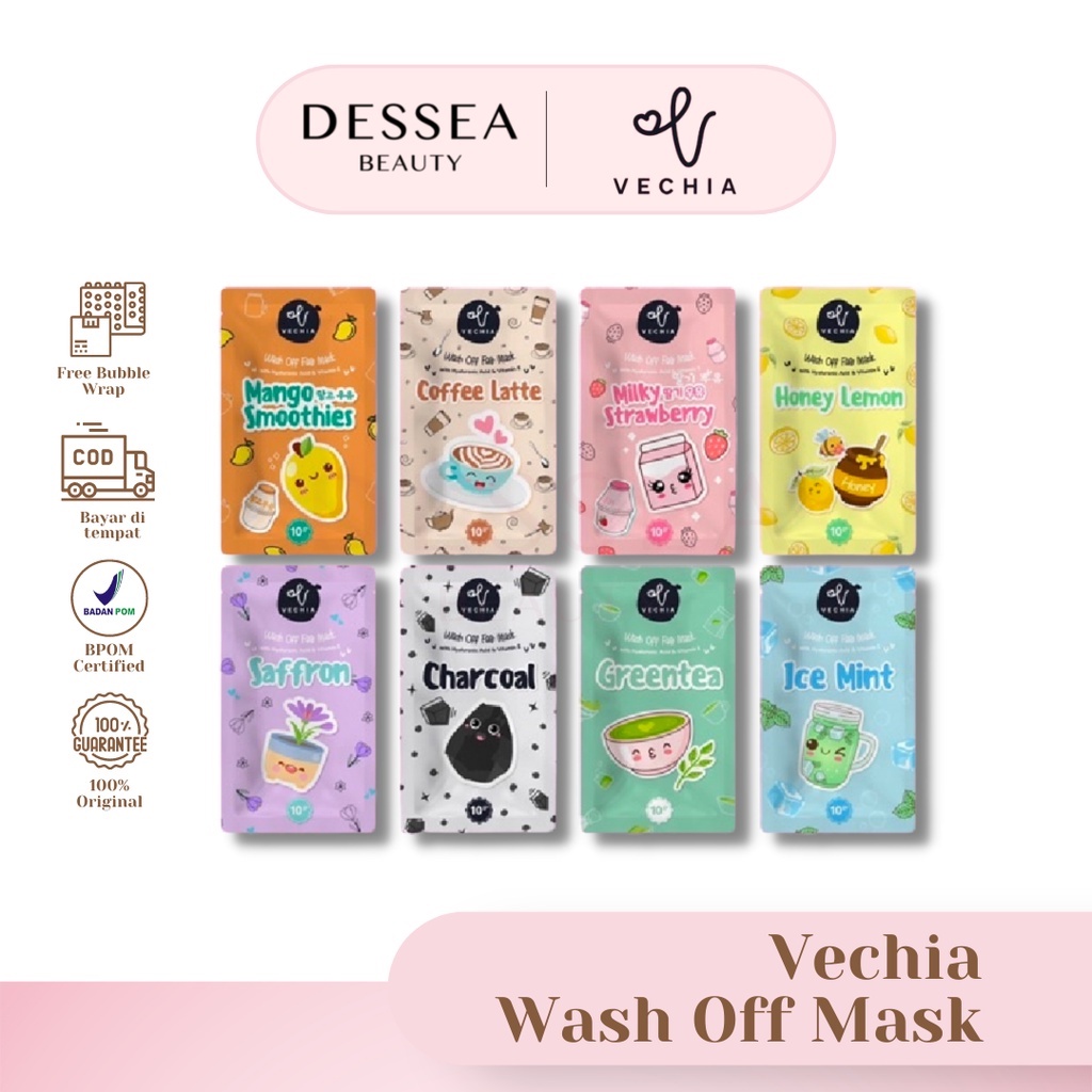 (BPOM) VECHIA MASK 10GR (BISA COD)