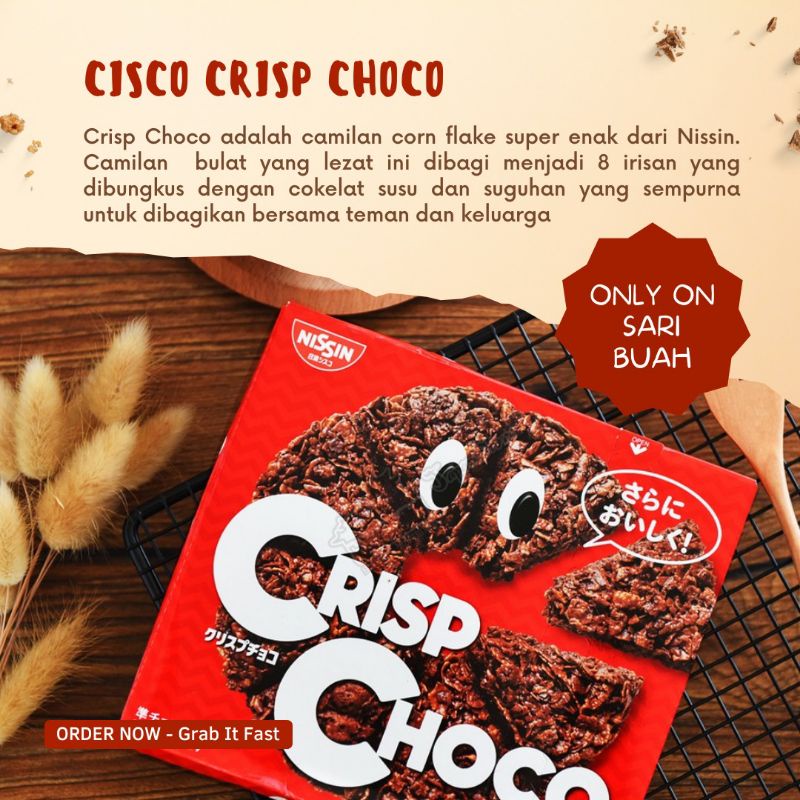 

Cisco crisp chocolate crips/Crispyco/Cokelat sandwich/Cokelat wafer