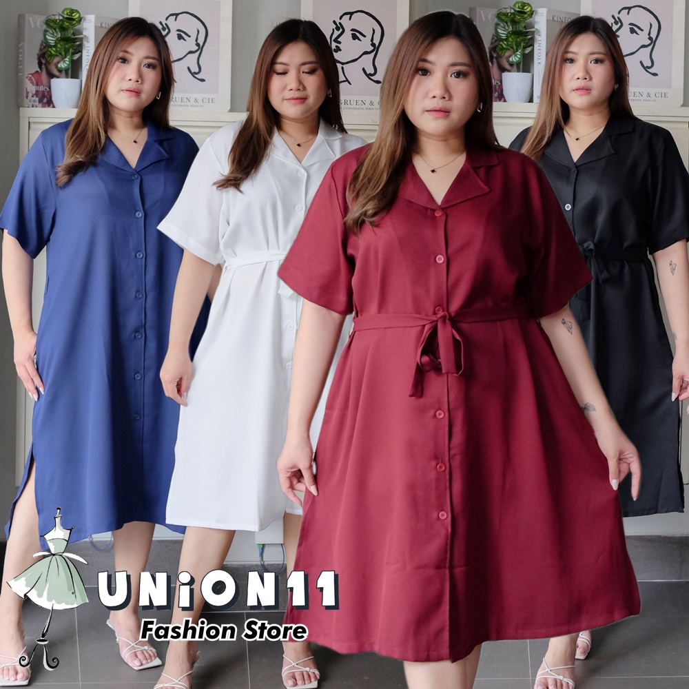 UNION11 - DRESS JUMBO WANITA LD 120 / BAJU JUMBO WANITA / BAJU KERJA WANITA BIG SIZE / DRESS JUMBO WANITA / DRESS JUMBO XXXL WANITA BILLY