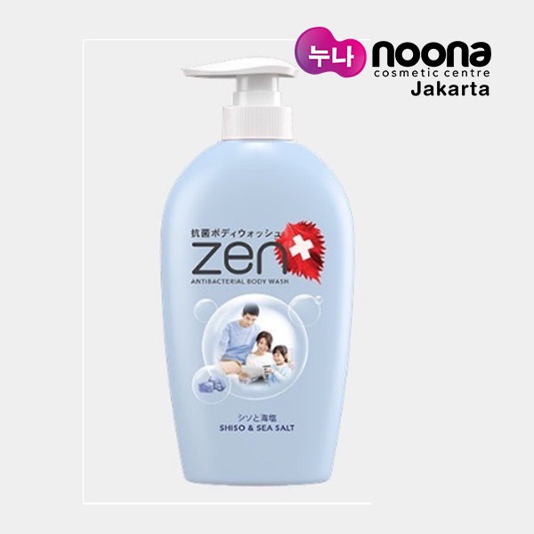ZEN ANTIBACTERIAL BODY WASH JAPANESE RED SHISO WITH SEA SALT 480ML
