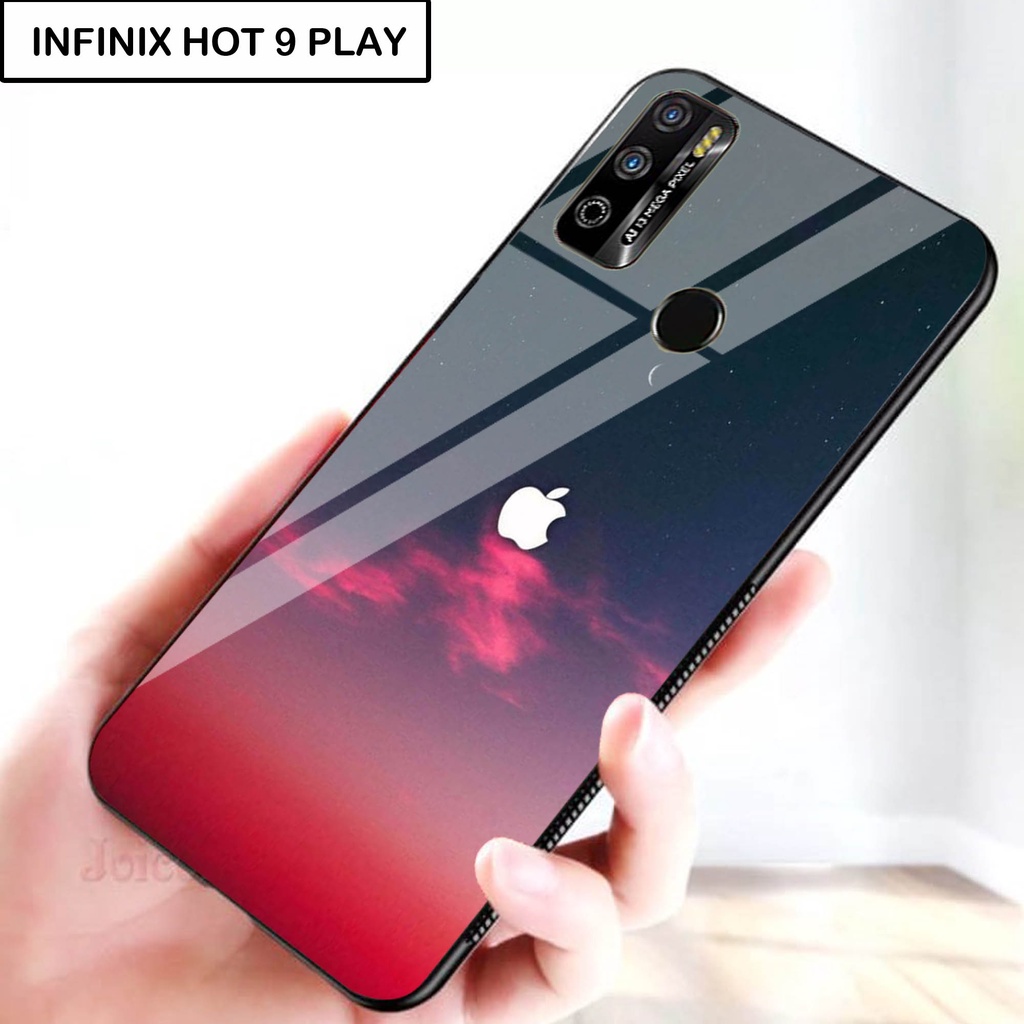 Softcase Kaca For INFINIX HOT 9 PLAY - Case Handphone INFINIX HOT 9 PLAY [T04].