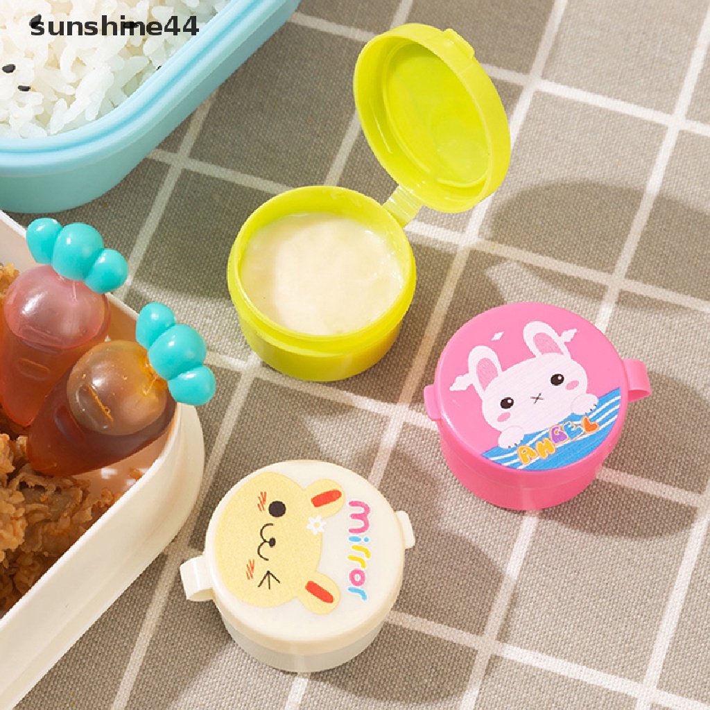 Sunshine 3 / 4Pcs Botol Saus / Kecap / Salad Mini Portable