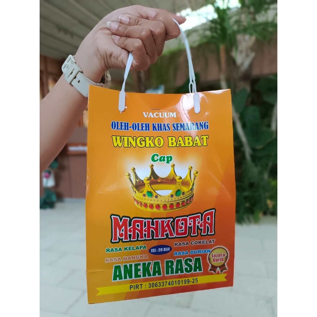 Wingko Babat Vacuum Mahkota Aneka Rasa isi 20 Biji / Oleh Oleh Semarang