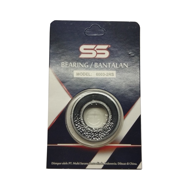 Bearing Laher 6003 2RS (Tutup Karet) - Laker Klaker ball Ring Diameter Dalam 17mm Diameter Luar 35mm