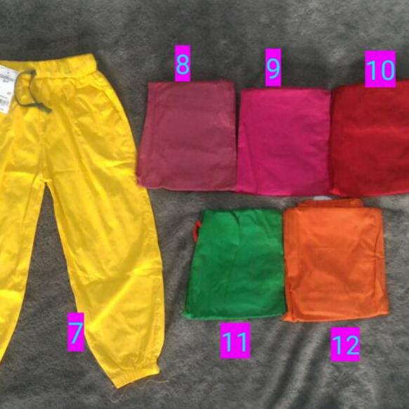 Jogger Rysya Polos Anak Size M L XL ◦ EEK.18Oc22ᶜ