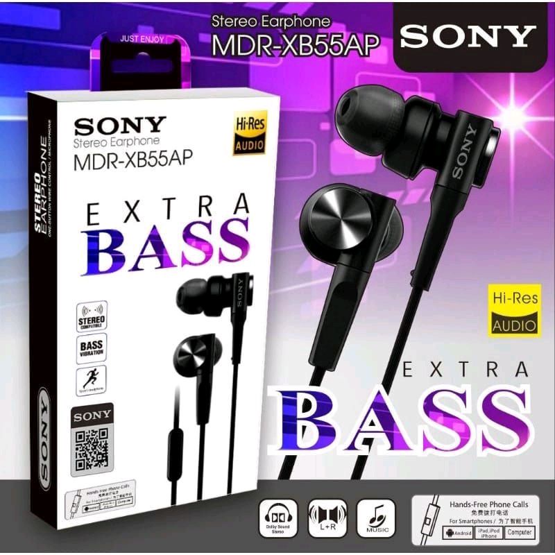 HF/Headset MDR - XB55AP + Mic Super Basss ♧