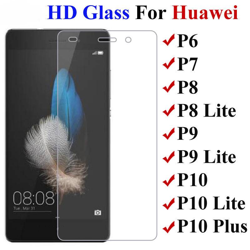 Pelindung Layar Tempered Glass 9H HD Untuk Huawei P50 P40 P30 P20 P10 P8 P9 P6 Pro Lite Plus 2017