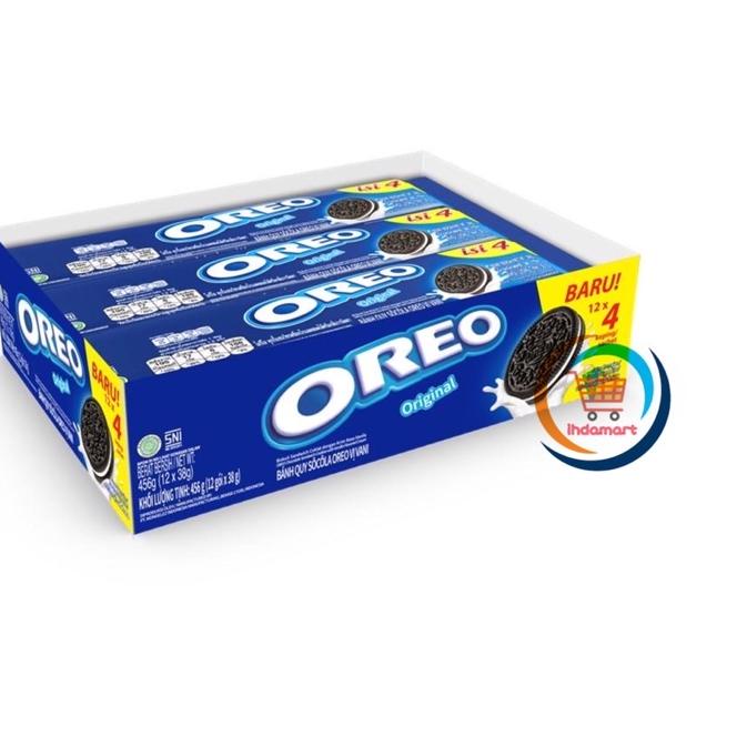 

POPULER Oreo Biskuit Krim 38 gr Isi 12 pcs,,