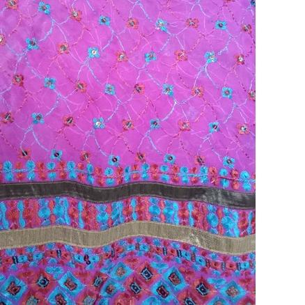 KAIN SARI INDIA / BAHAN SARI INDIA / BAHAN BAJU INDIA / BAHAN SARI INDIA HARGA PER SETENGAH METER =5