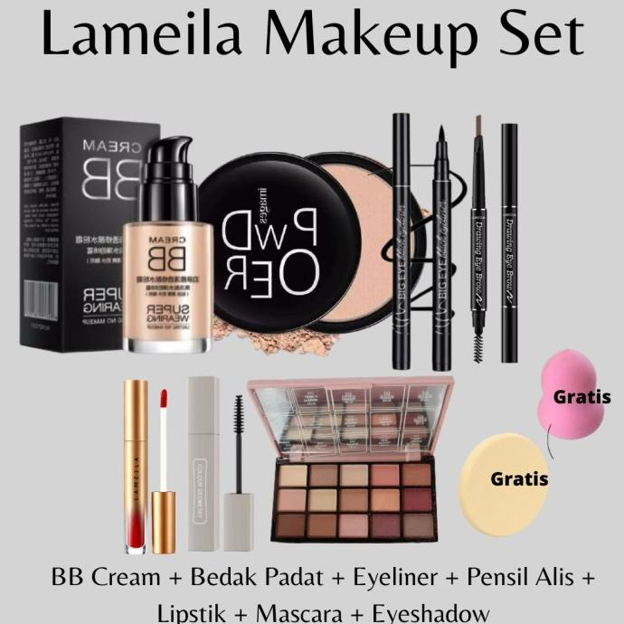 Paket Kosmetik Termurah Set Make Up Lameila Original Paket Kecantikan