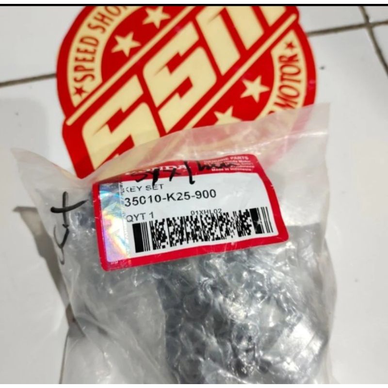 Kunci Kontak Original Beat Fi K25 | Keyset Assy 35010-K25-900