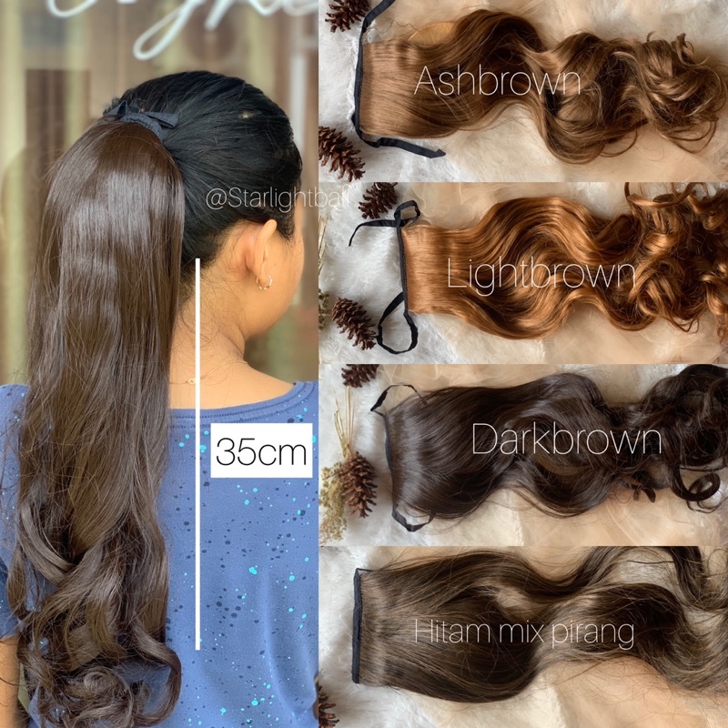 PONYTAIL PREMIUM / wig rambut / rambut sambung