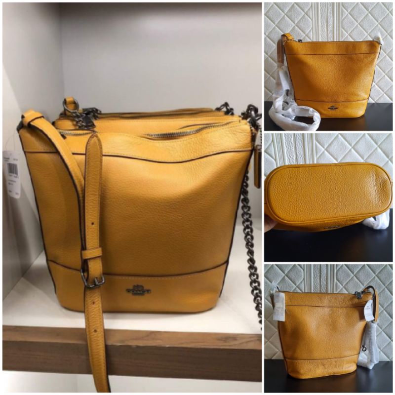 coach duffle paxton yellow