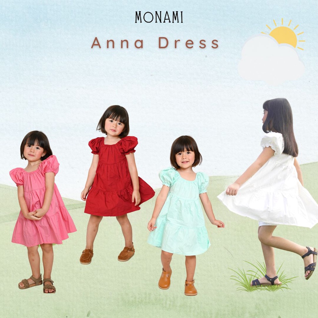 BABY GIGGLES MONAMI - Anna Dress / Dress Anak Perempuan