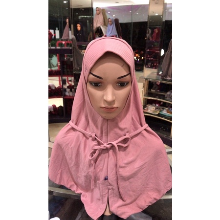 (FLASH SALE) KERUDUNG INSTAN GRAND ALTIS ORI RABBANI - Pink