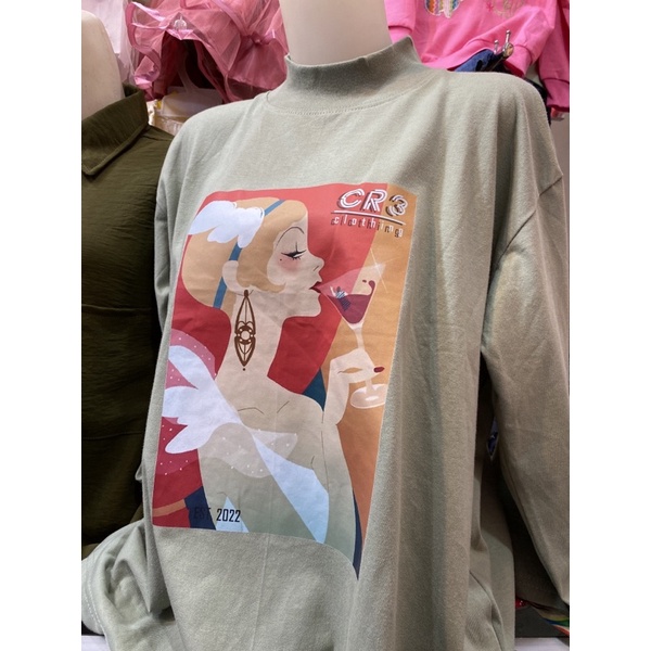kaos oversize viral / oversize wanita