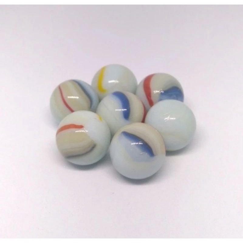 Kelereng Susu Jadul / Mainan Tradisional Anak Gundu Ecer & Grosir