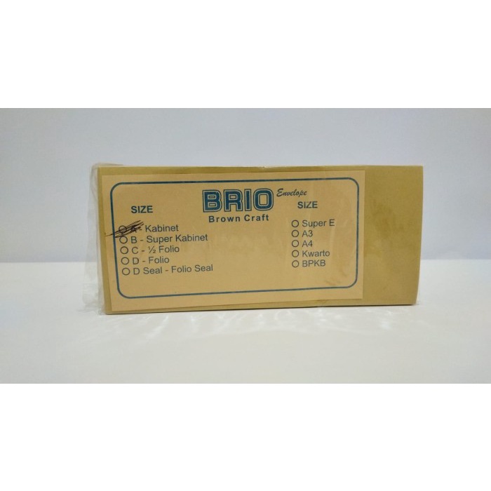 

Bagus Amplop Coklat Brio Uk Kabinet Diskon