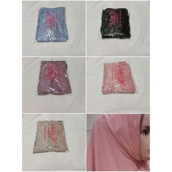 Bergo Instan Premium Arey Yumna Jersey Kanza