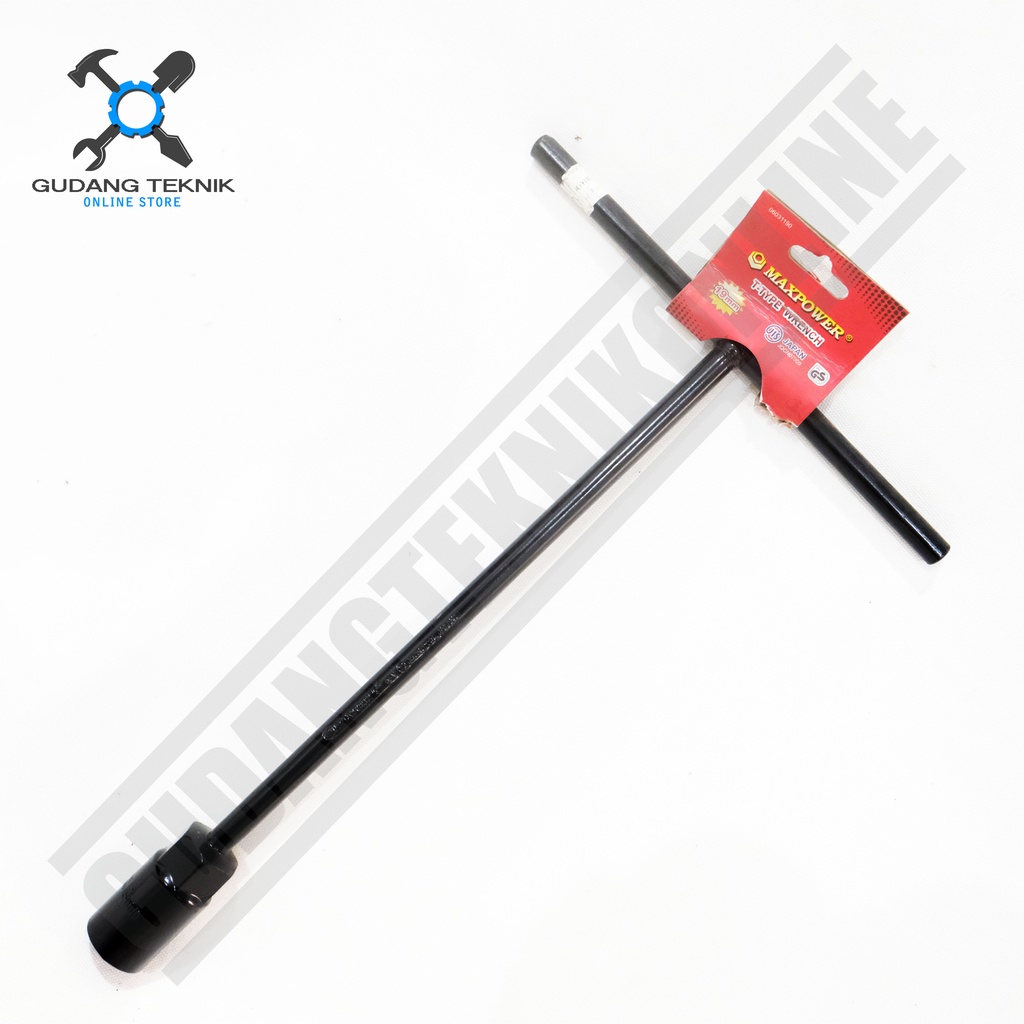 Kunci T 8mm 10mm 12mm 13mm 14mm 17mm 19mm MAXPOWER / Kunci T Type Wrench sock Sok Socket 8 10 12 13 14 17 19 mm