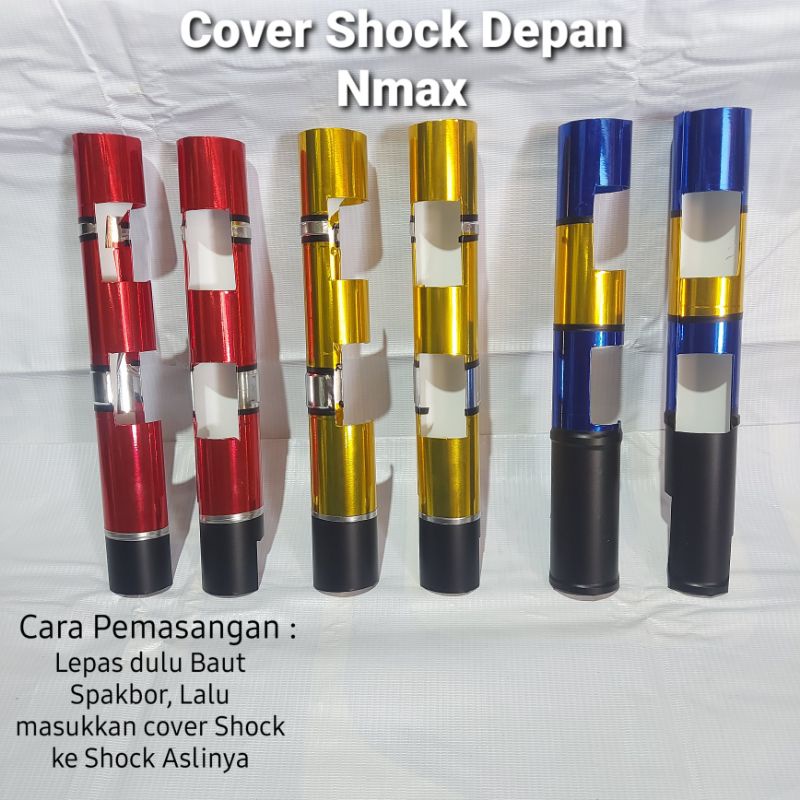 COVER SHOCK DEPAN NMAX NMAX NEW,SARUNG SHOCK DEPAN MOTOR NMAX