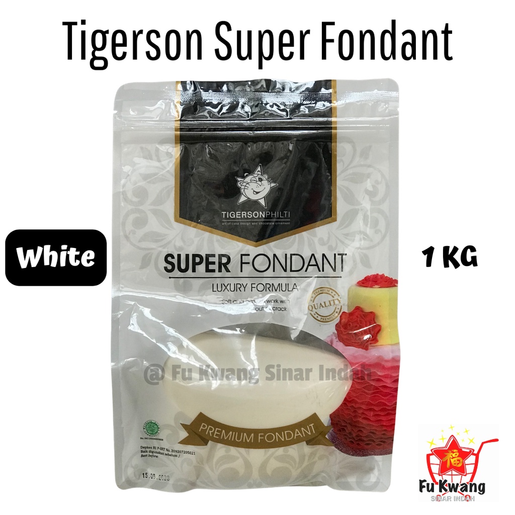 

Tigerson Philti Super Fondant Putih Cotton White 1 kg