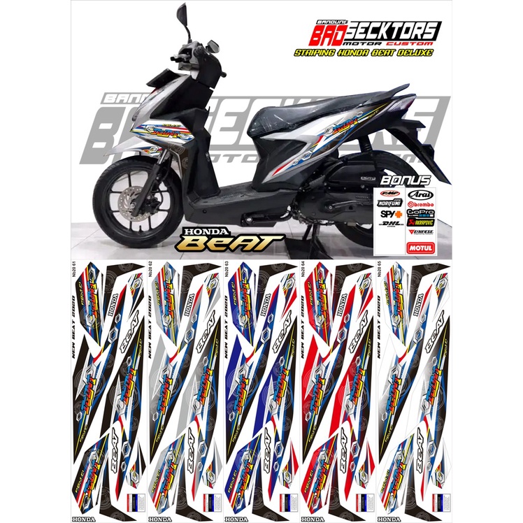 Striping Honda Beat New 2020 2021 2022 MOTIF ICON