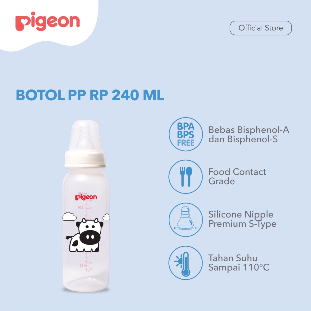 PIGEON BABY Botol Susu Bayi SLIM (STD) / WIDE NECK