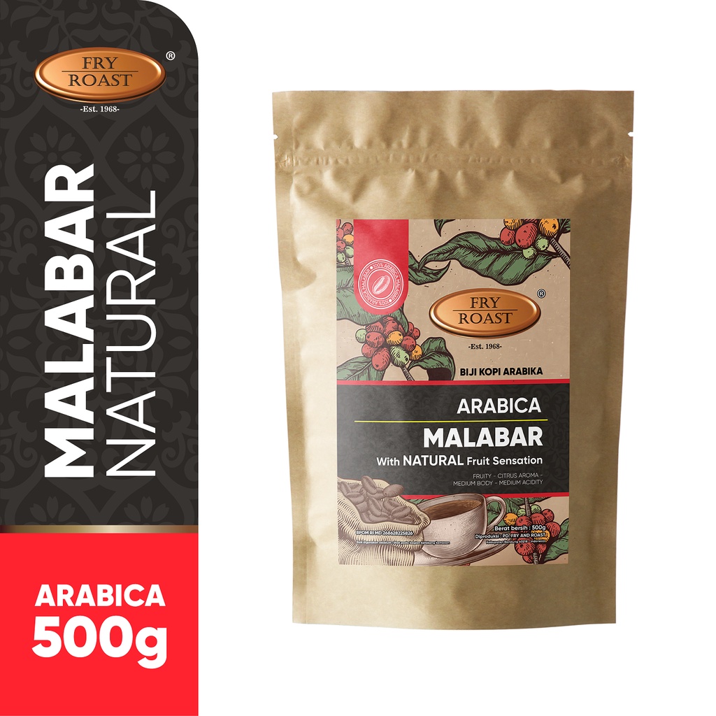 

KOPI ARABIKA MALABAR NATURAL 500 GRAM BIJI DAN BUBUK