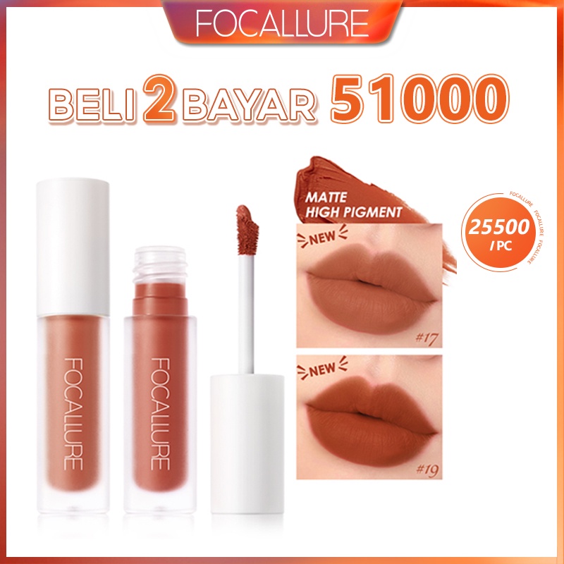 FOCALLURE StayMax Lipstik Tahan Iama Anti Air Lip gloss