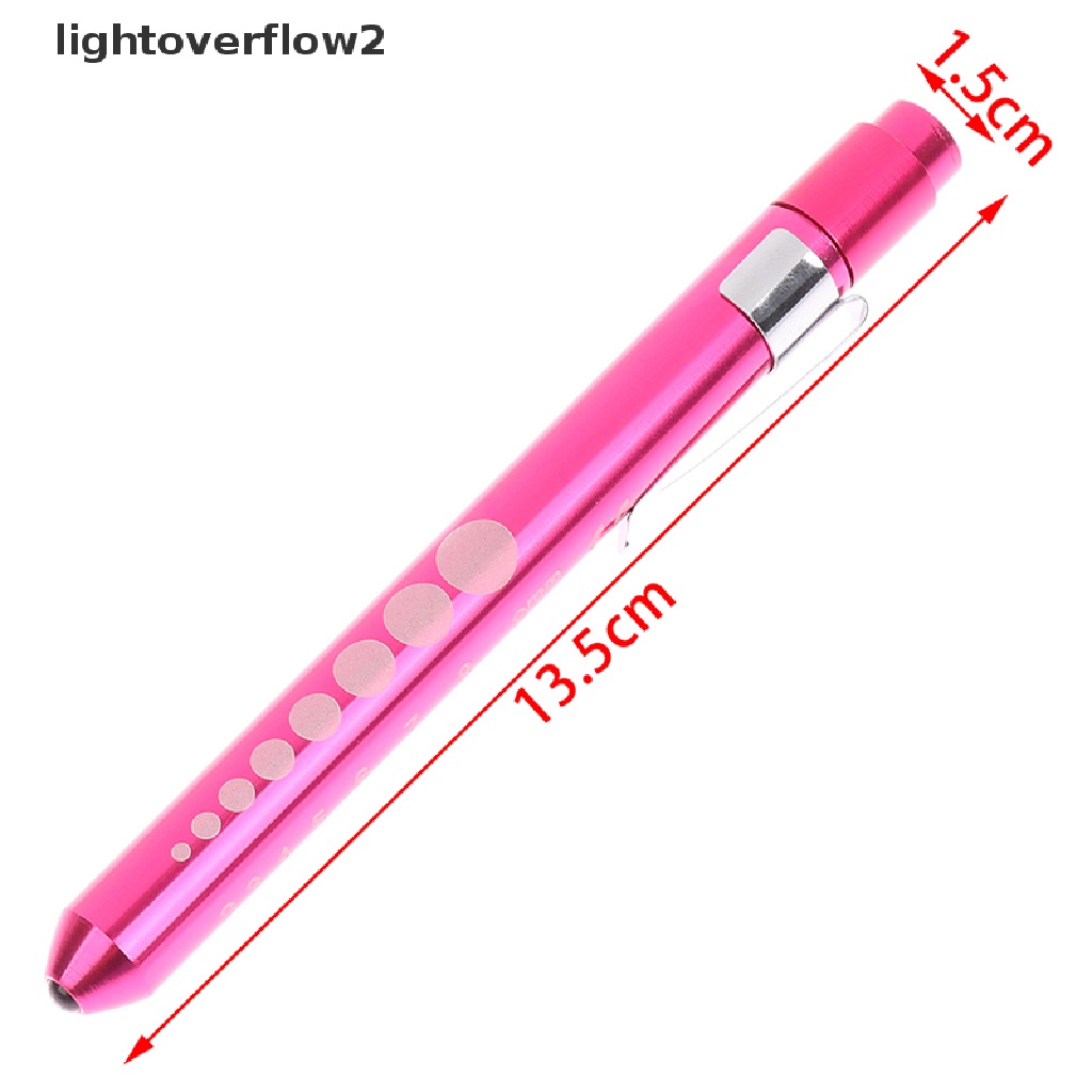 (lightoverflow2) Senter LED Bentuk Pulpen Untuk Pertolongan Pertama