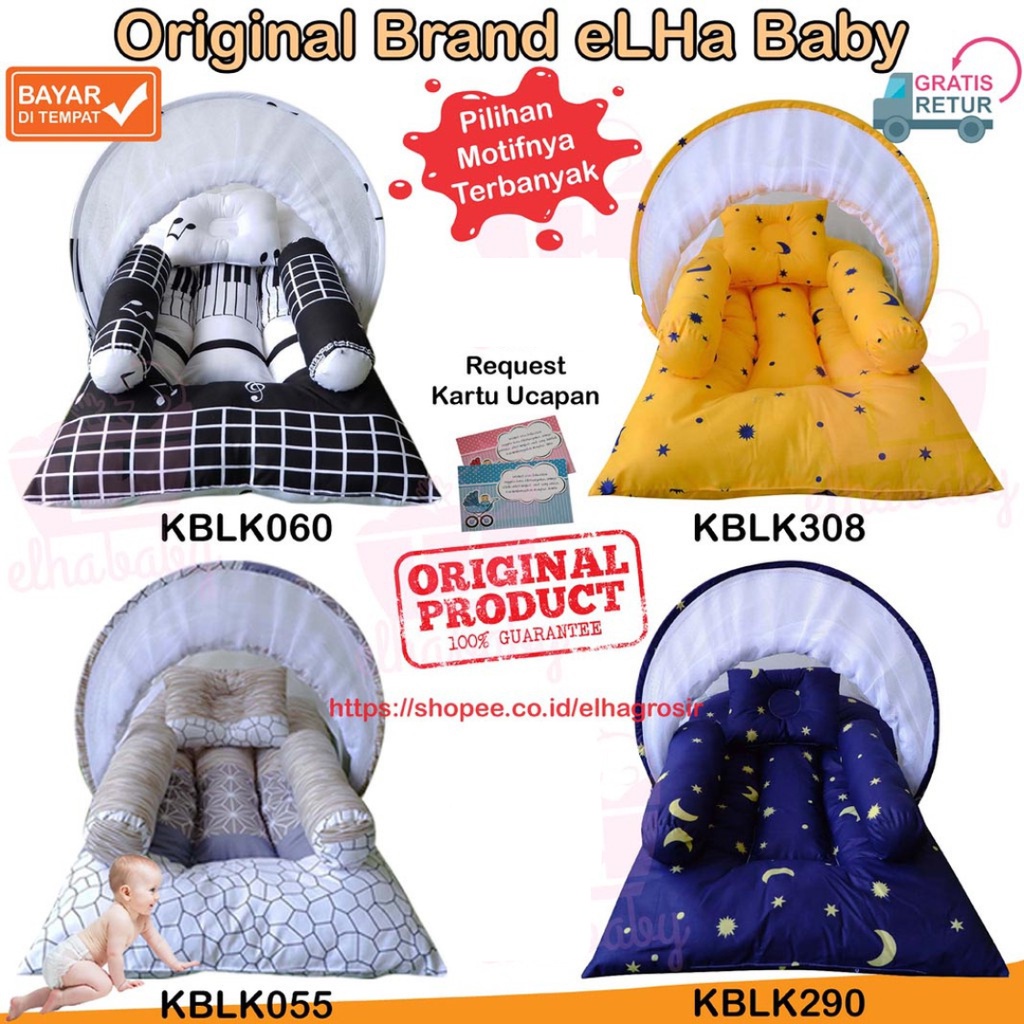 Kasur Bayi Kasur Bayi Kelambu Baby Gift Set Perlengkapan Bayi Baru Lahir Tempat Tidur Bayi
