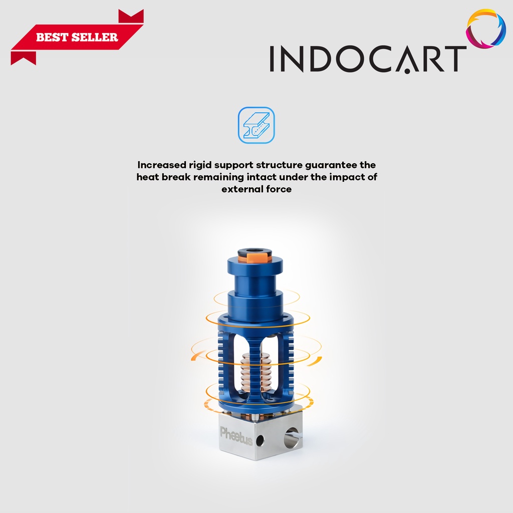 INDOCART 3D Printer HotEnd Original Phaetus Dragon Hotend ST Blue