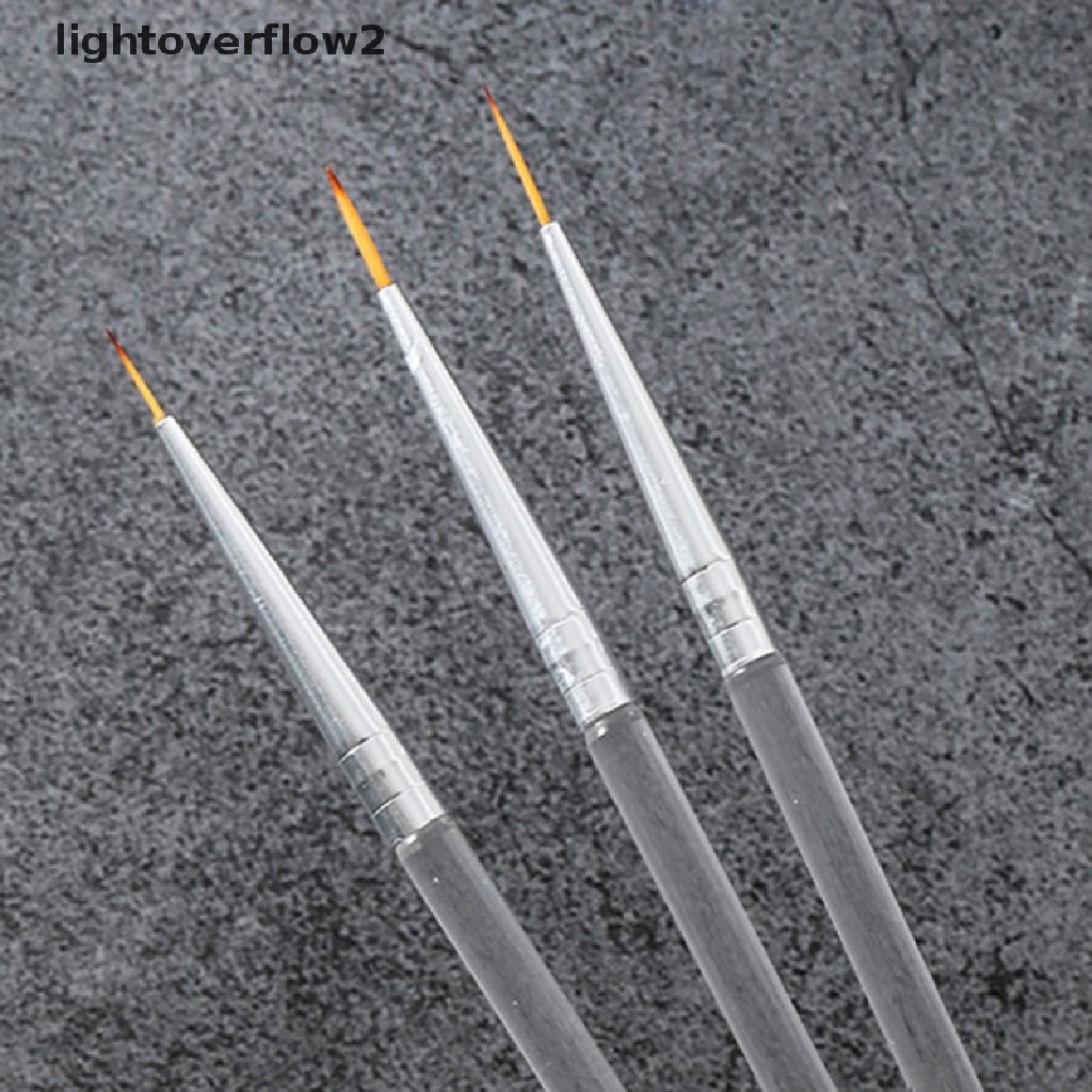(lightoverflow2) 3pcs / Kantong Pensil Gambar Garis Untuk Nail Art / Manicure