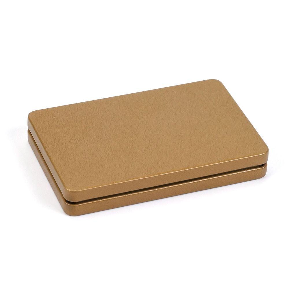 Solighter Tin Box Portable Rectangle Tea Can Kotak Penyimpanan Kaleng