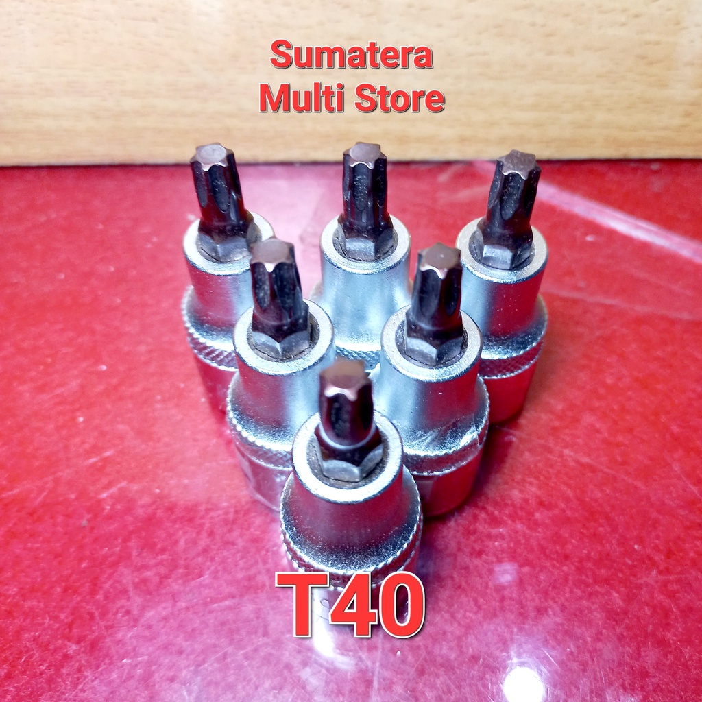 Lippro Mata Shok L Bintang T40 , T45 , T50 , T55 , T60 1/2 inchi - Mata Sock Sok Shock Segi Banyak B