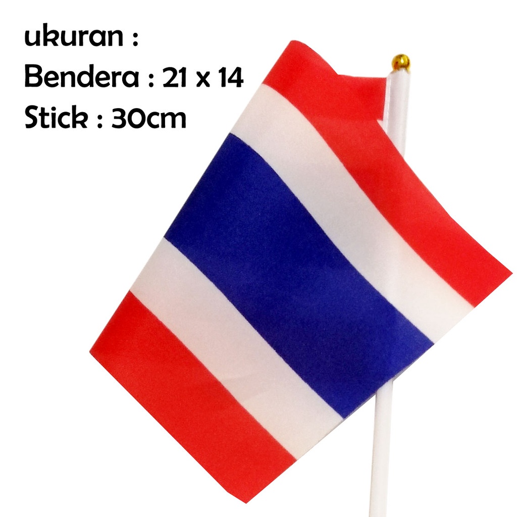 ASEAN hand flag / bendera tangan / bendera kecil 21x14CM / hand waving flag