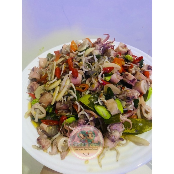 

Cumi Asin Teri Pete 200gram by Sisterfood