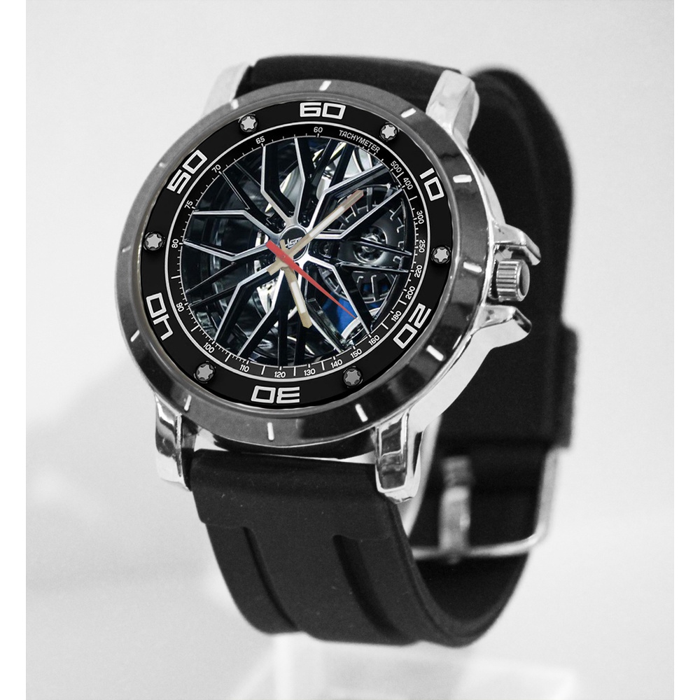 [Riashop] Jam Tangan Rubber VELG MOBIL FORGED